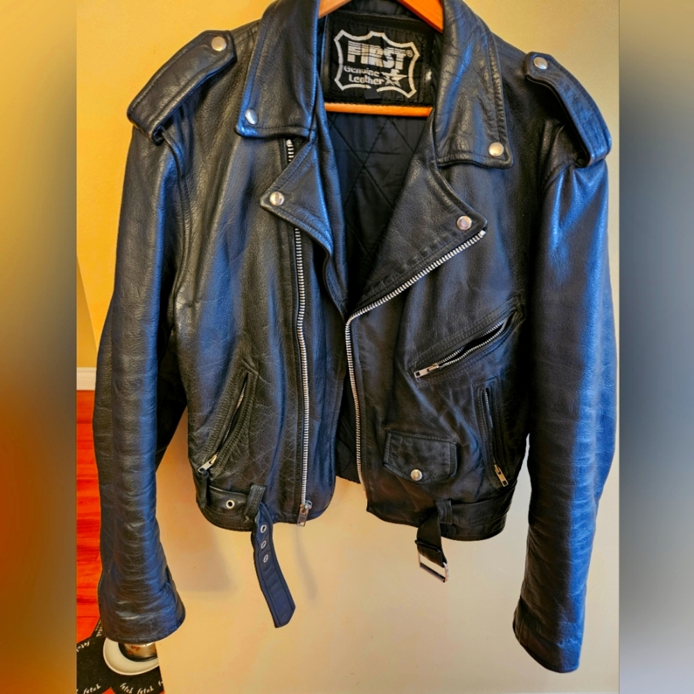 Leather jacket womens